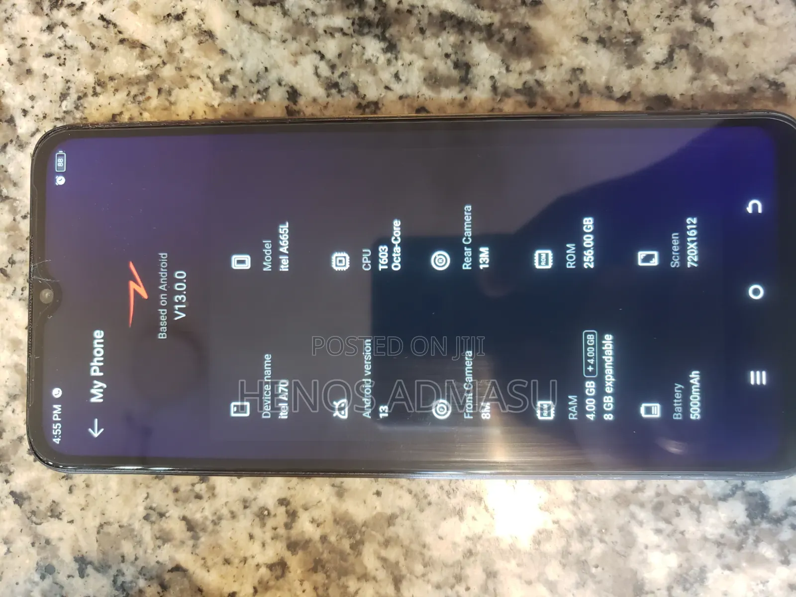 Itel A70 256 GB Blue