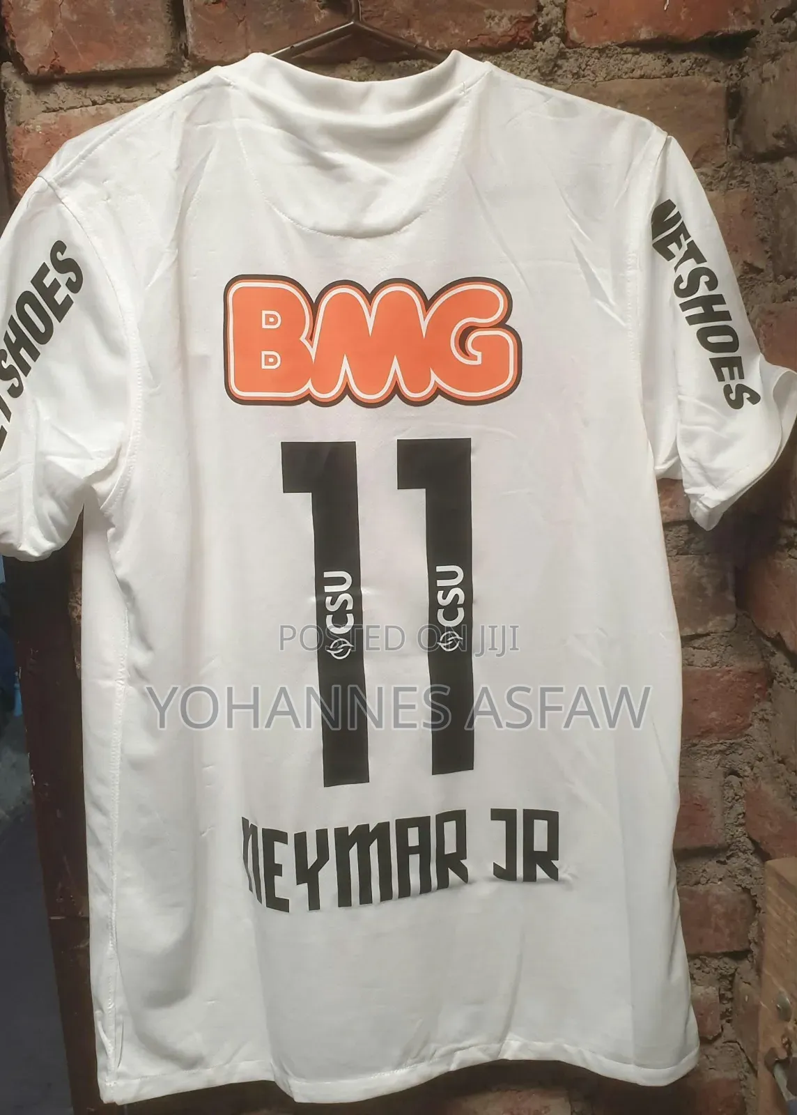 ​Santos FC Centenary 2012 Home Kit #11 Neymar Jr (Retro Jersey)