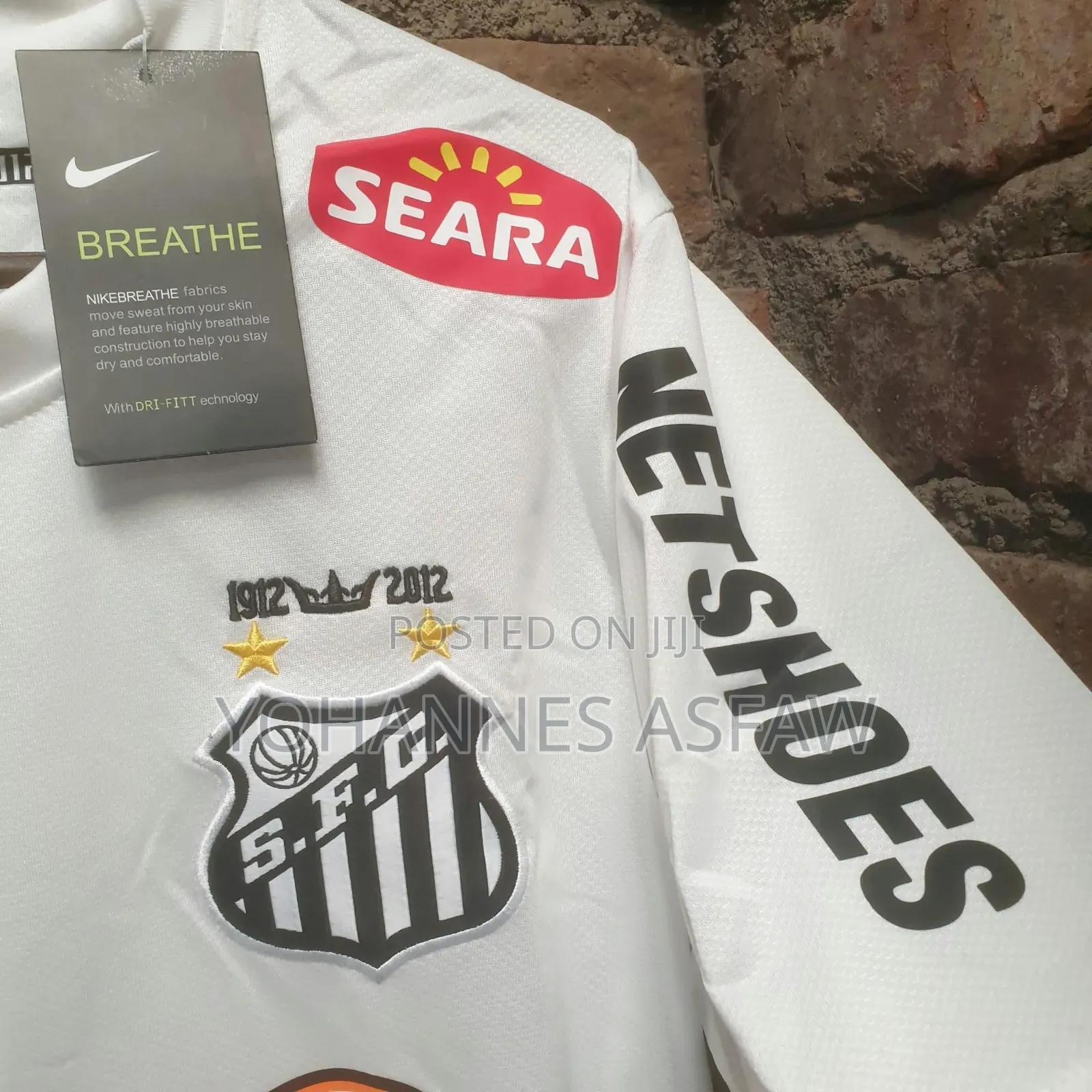 ​Santos FC Centenary 2012 Home Kit #11 Neymar Jr (Retro Jersey)