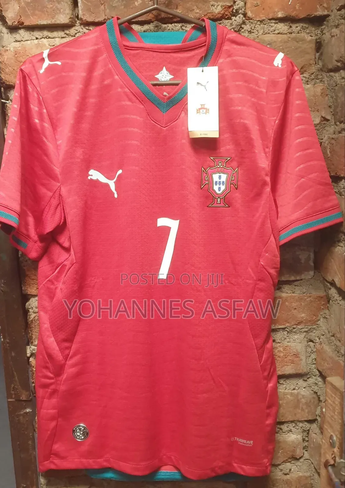 Portugal 2026 Puma Home Kit #7 Cristiano Ronaldo