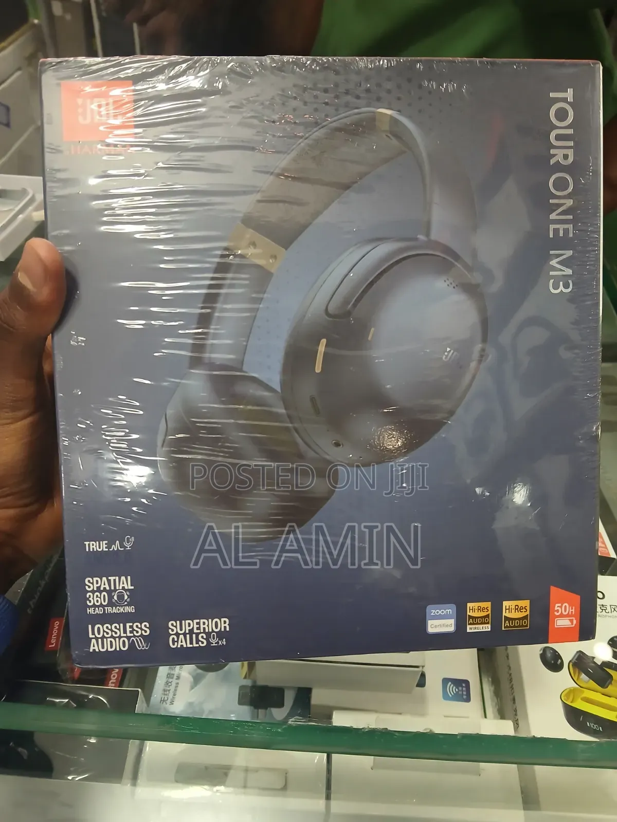 JBL Tour One M3 Wireless Over-Ear Active Noise-Cancelling Headphones