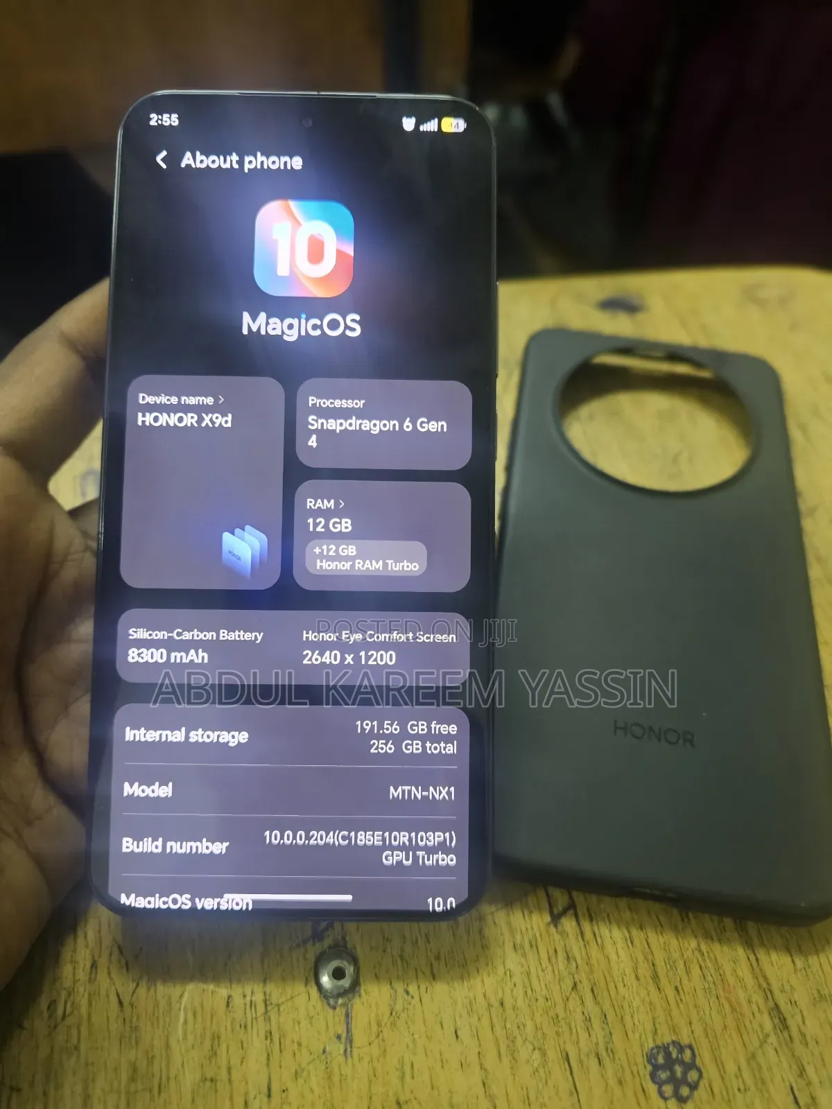 Honor X9d 256 GB Black