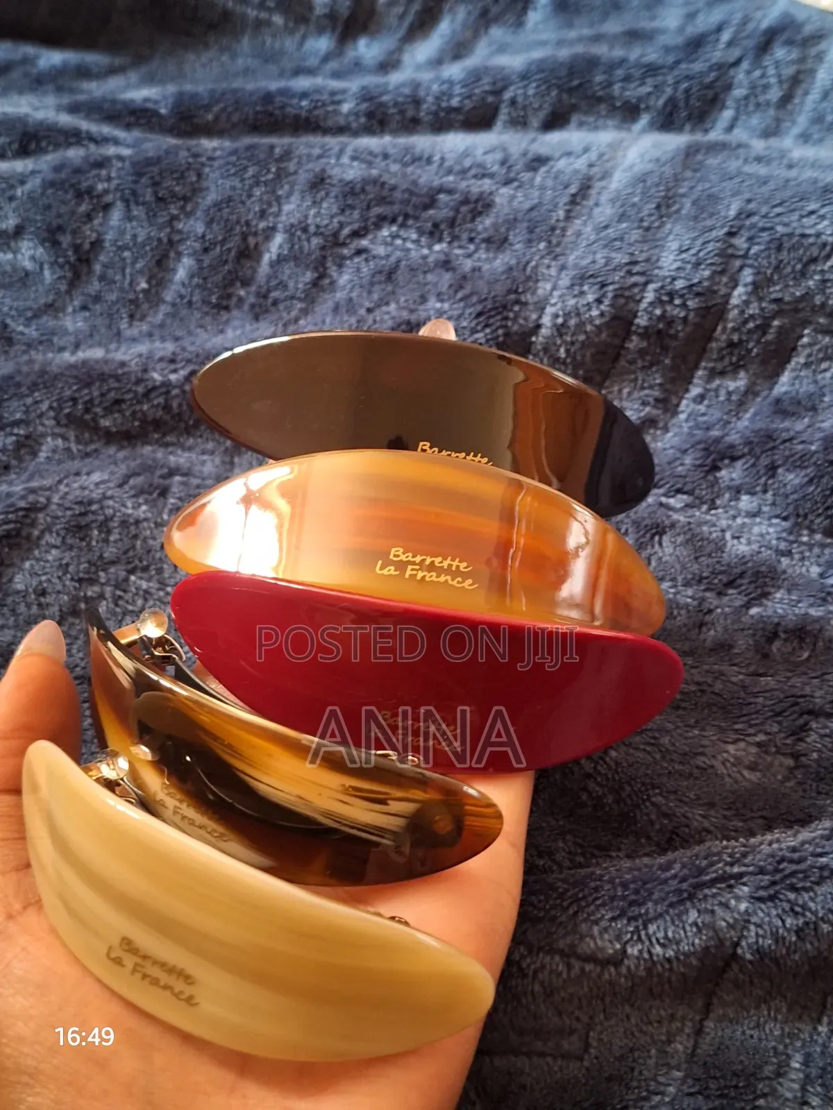 Flat Acrylic Hair Clip