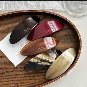 Flat Acrylic Hair Clip