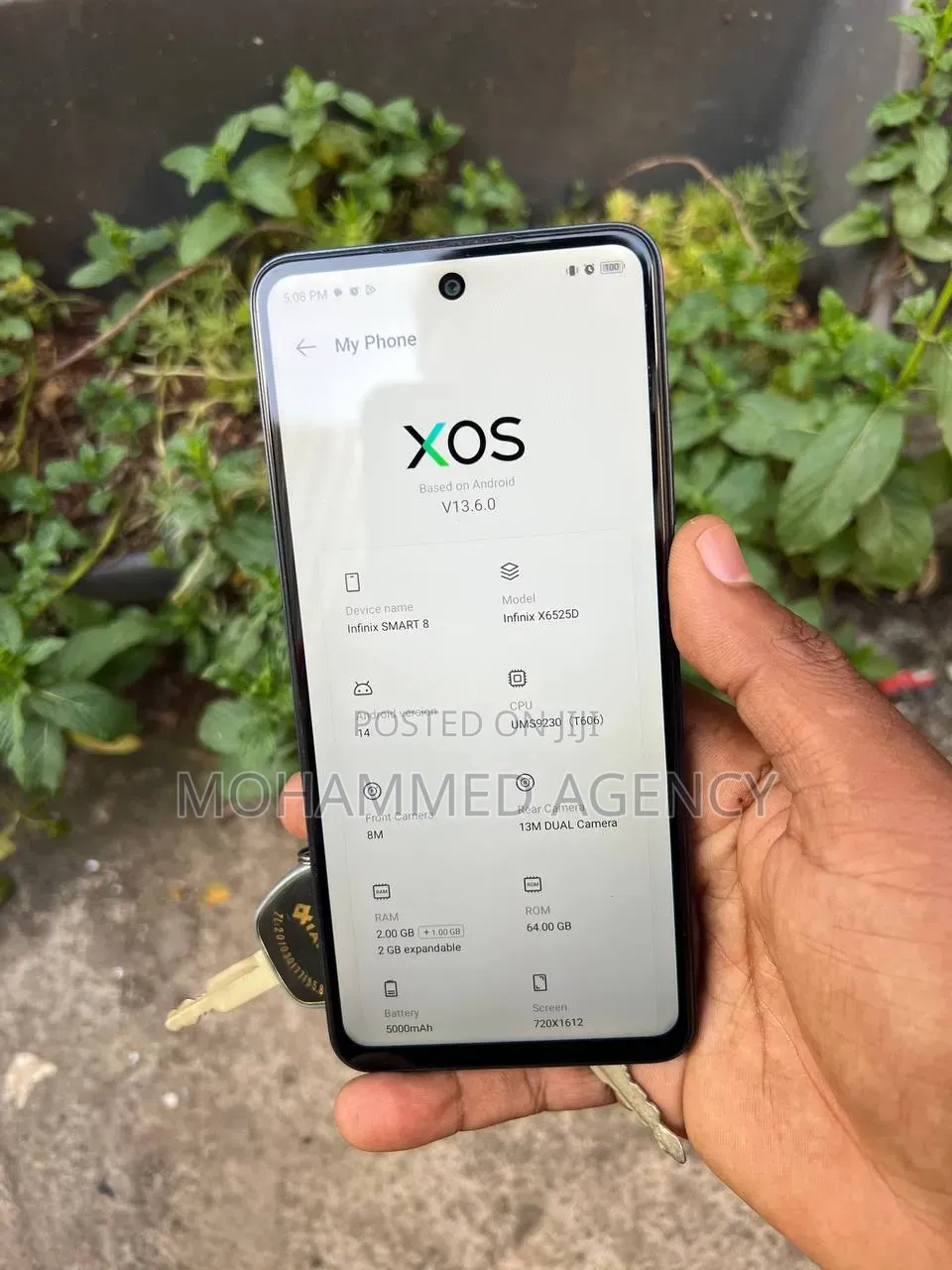 Infinix Smart 8 64 GB Blue
