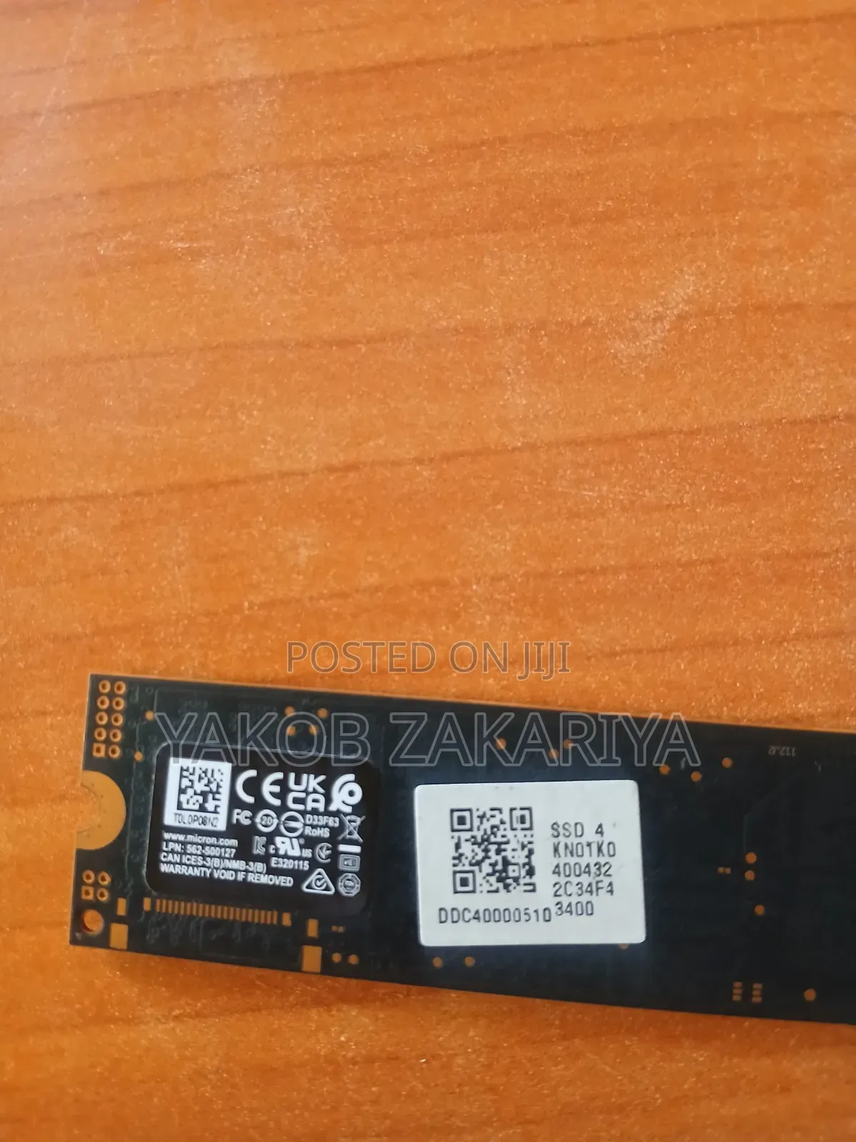Micron 3400 Series 1TB NVMe M.2 SSD