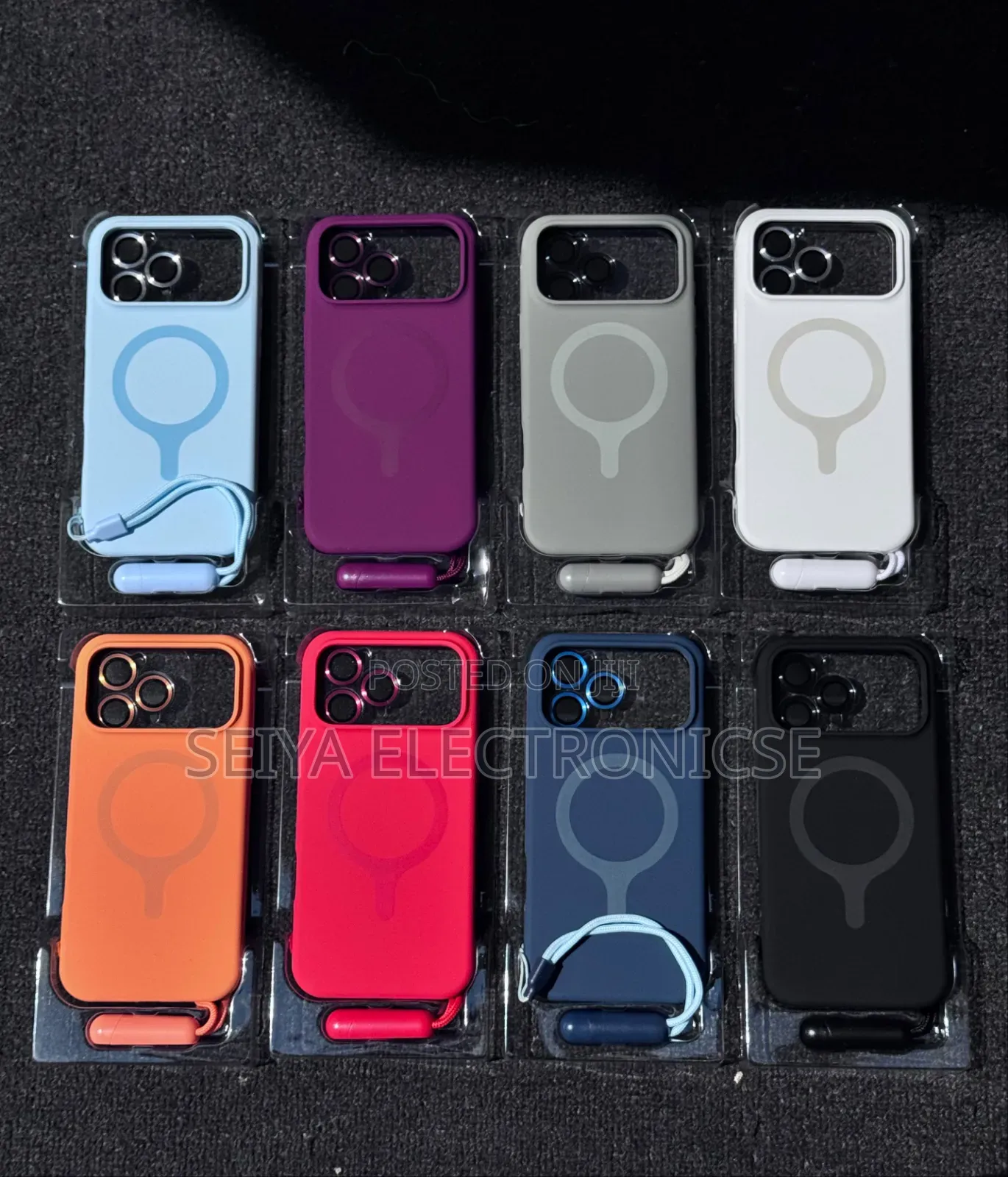 Trending MagSafe iPhone Cases With Strap (11 to 16 Pro Max) - Premium