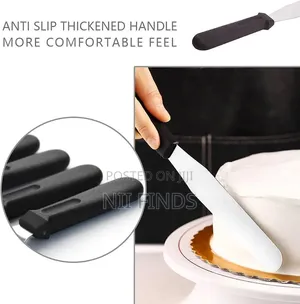 3 PCS Stainless Steel Straight Icing Spatula