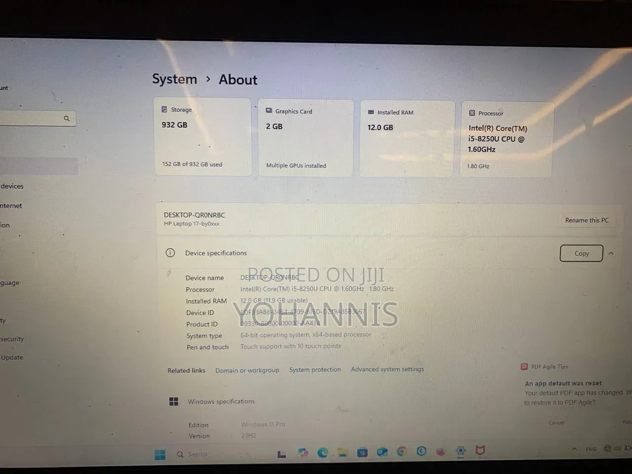 Laptop HP Stream Notebook 16GB Intel Core i5 HDD 1T