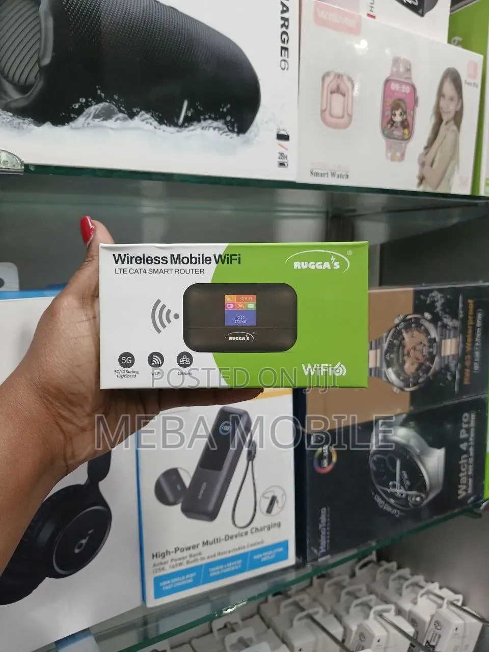 Rugga's Wireless Mobile WiFi LTE CAT4 Smart Router