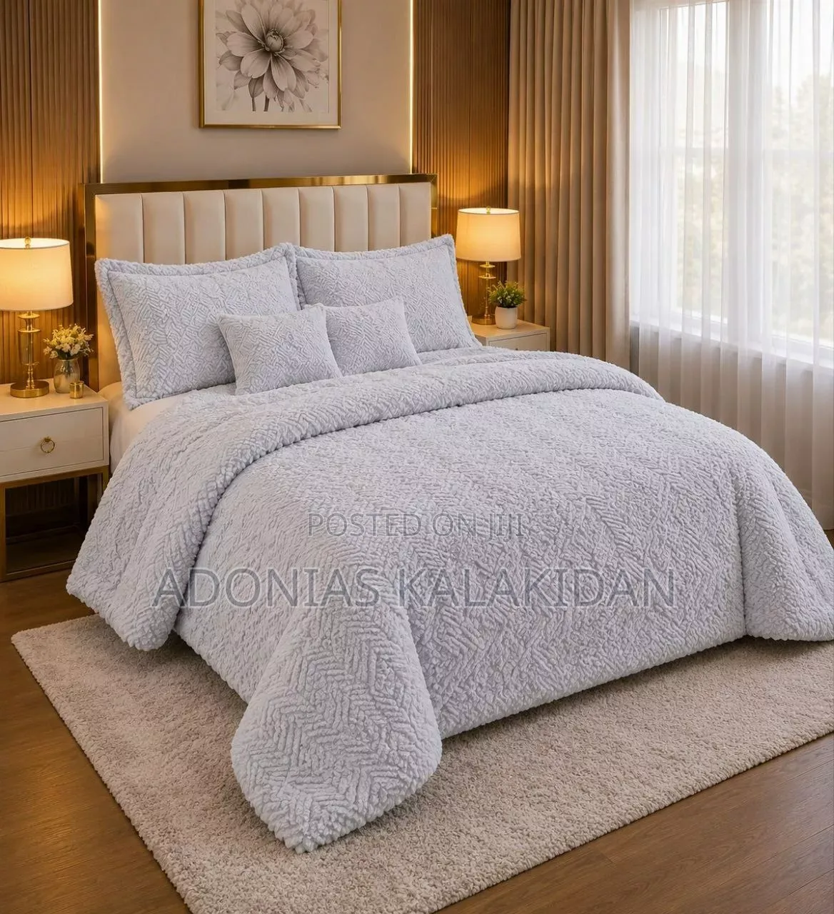 New Arrival Six (6) PCS Fur Comforter