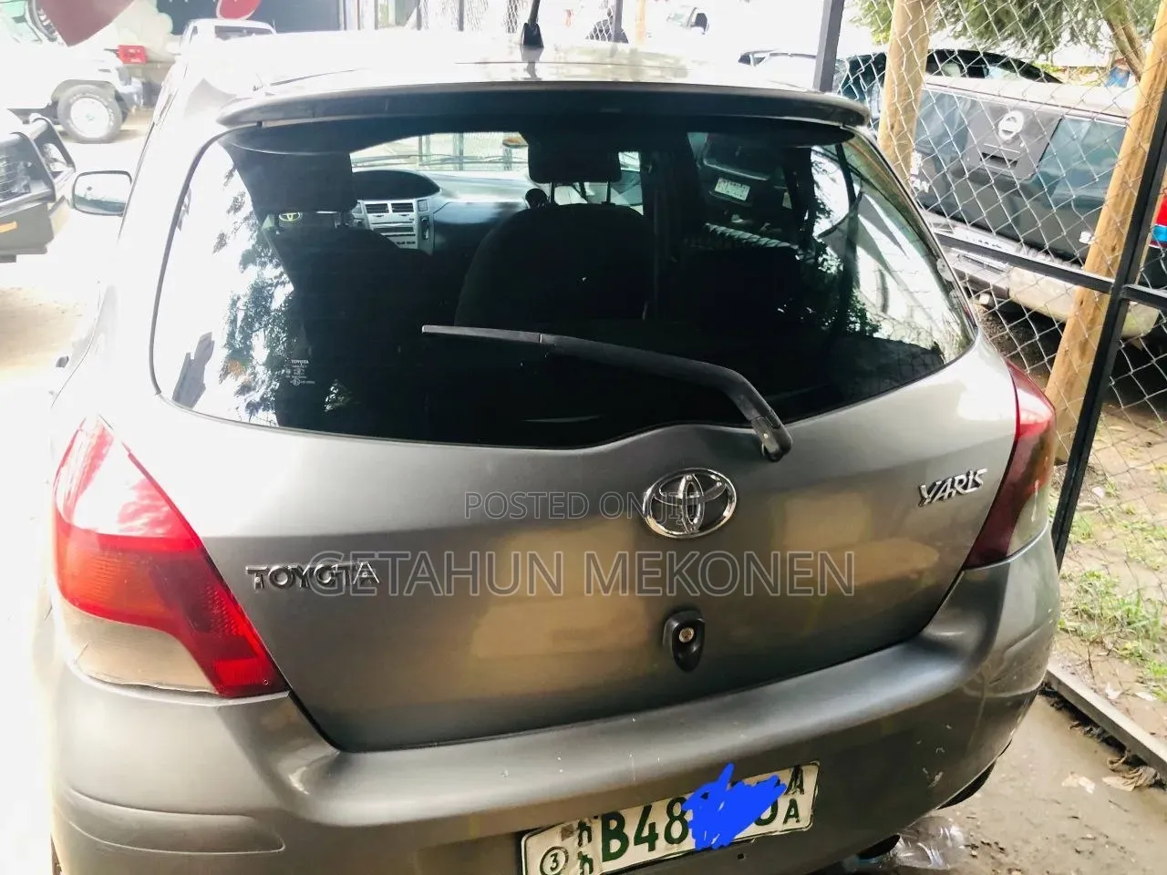 Toyota Yaris 2008 Gray