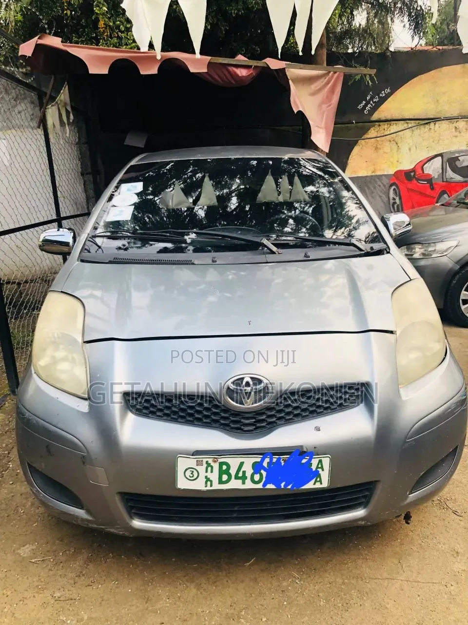 Toyota Yaris 2008 Gray