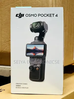 DJI Osmo Pocket 4 Creator Combo 3-Axis Pocket Gimbal Camera.