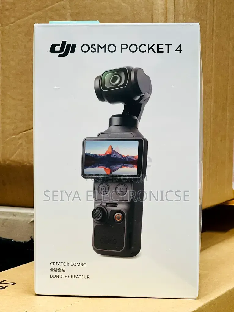 DJI Osmo Pocket 4 Creator Combo 3-Axis Pocket Gimbal Camera.