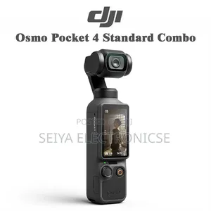 DJI Osmo Pocket 4 Creator Combo 3-Axis Pocket Gimbal Camera.
