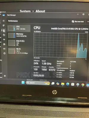 Laptop HP 14S 4GB Intel Core i3 SSD 256GB