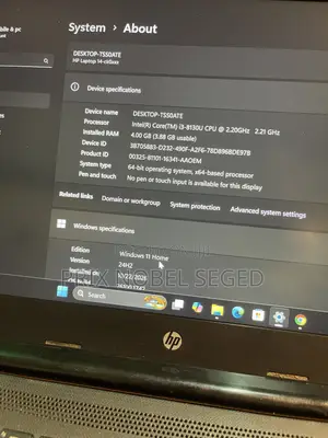 Laptop HP 14S 4GB Intel Core i3 SSD 256GB