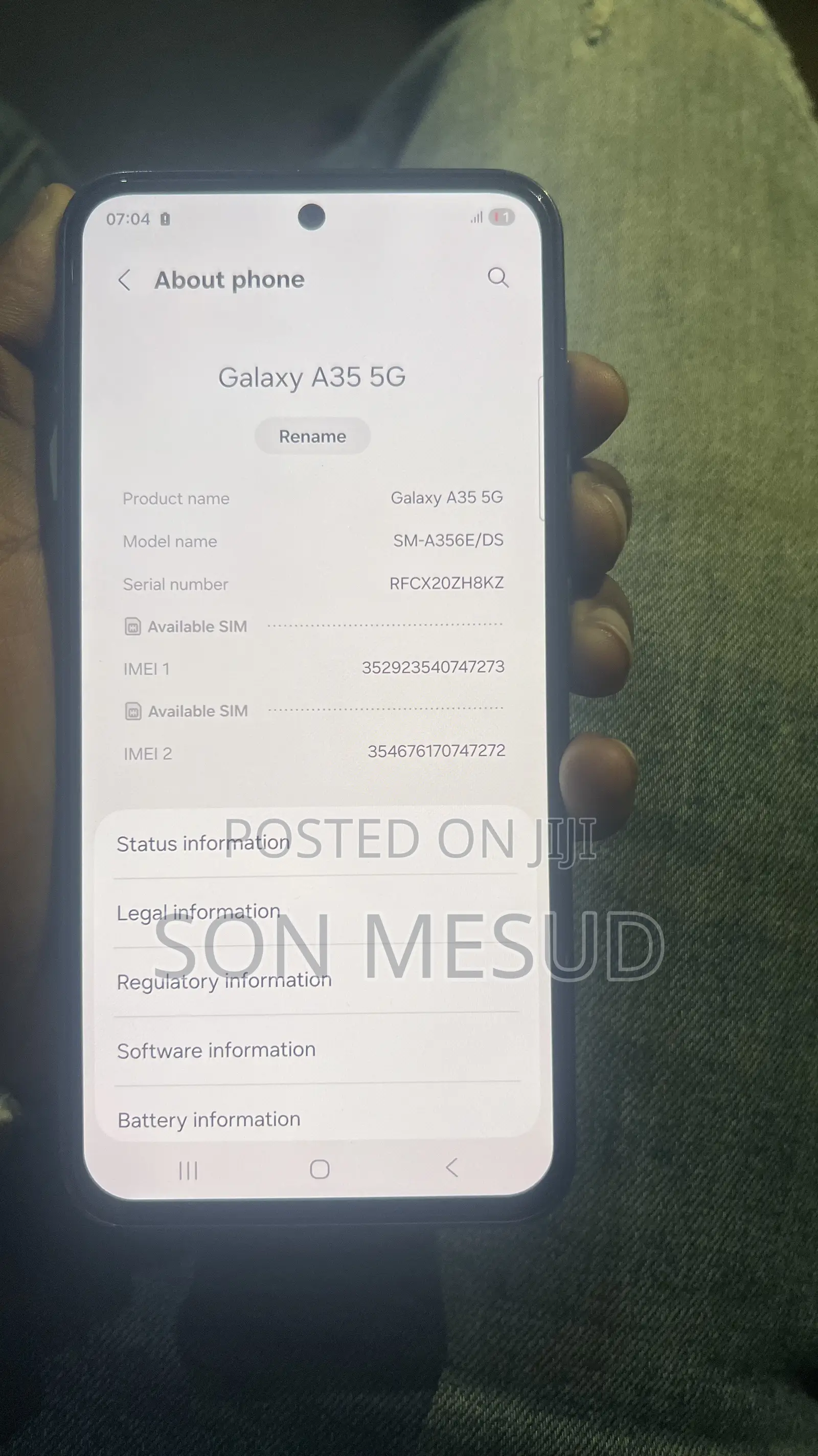 Samsung Galaxy A35 128 GB Blue