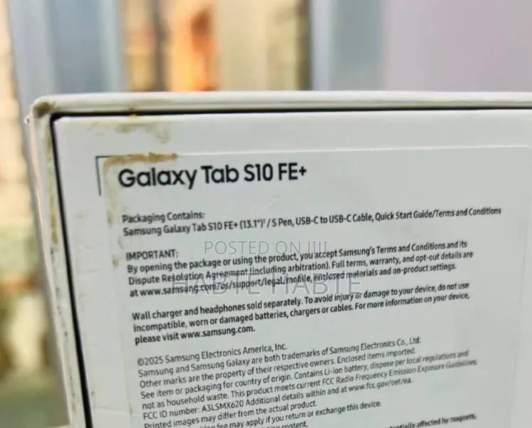 New Samsung Galaxy Tab S10 FE+ 256 GB