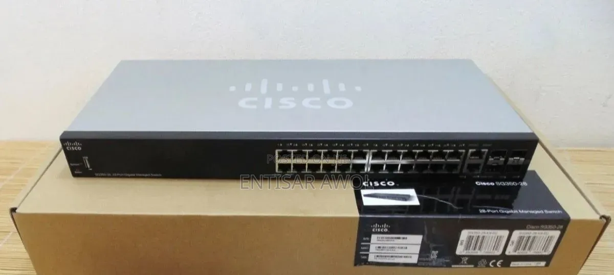 Cisco Sg350-28-K9-Eu 28-Port Gigabit Managed Switch