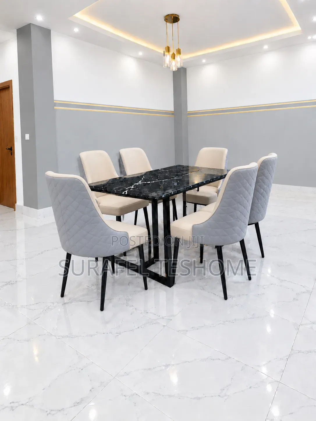 ቅንጦት የተላበሱ ዳይኒንግ ቴብሎች | Dining Set | በባለ 6 እና 4 መቀመጫ ወንበሮች | ለሽያጭ