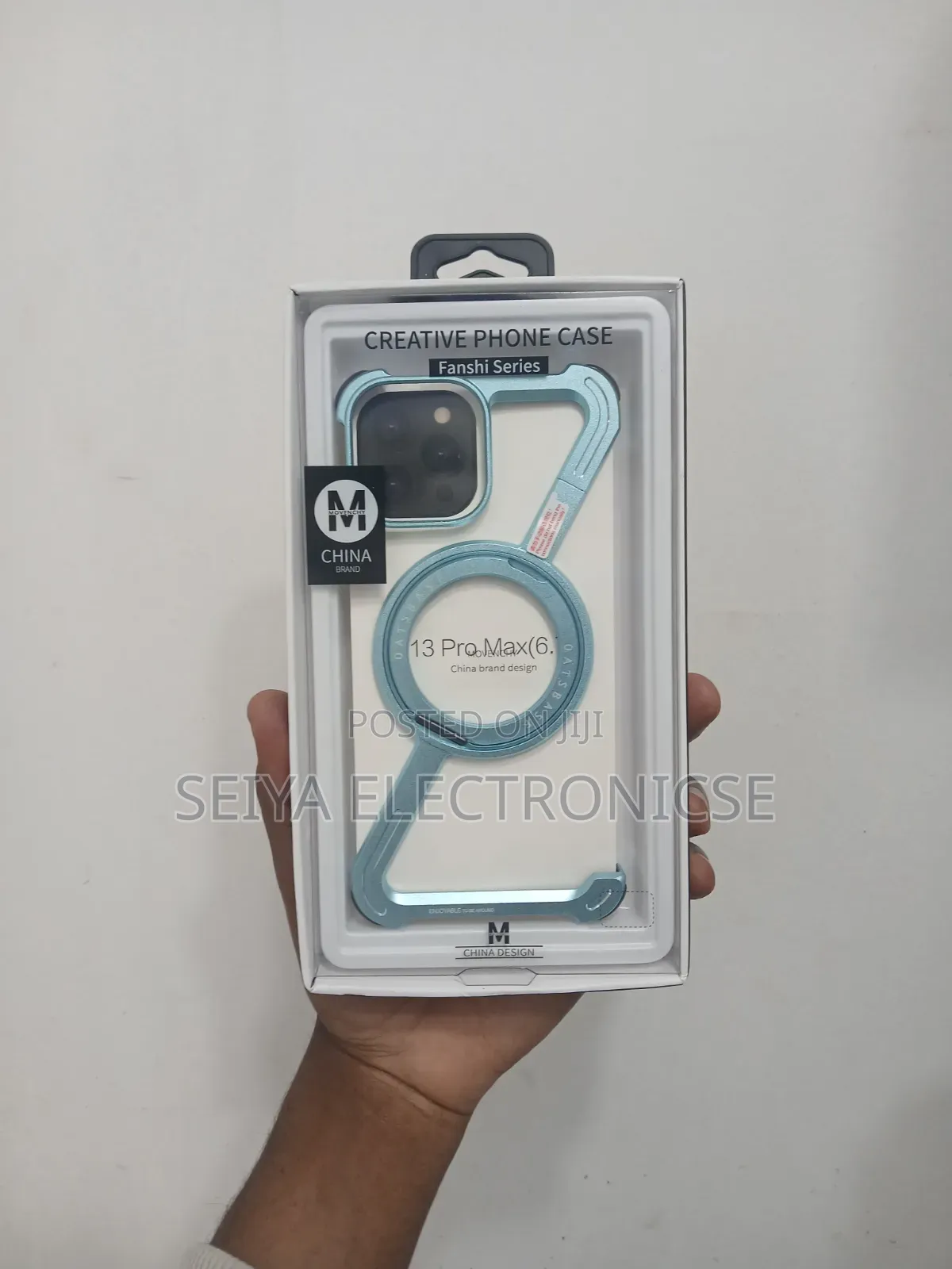 Z-Shape) Aluminum Metal Frameless MagSafe Phone Case With a 360-Degre