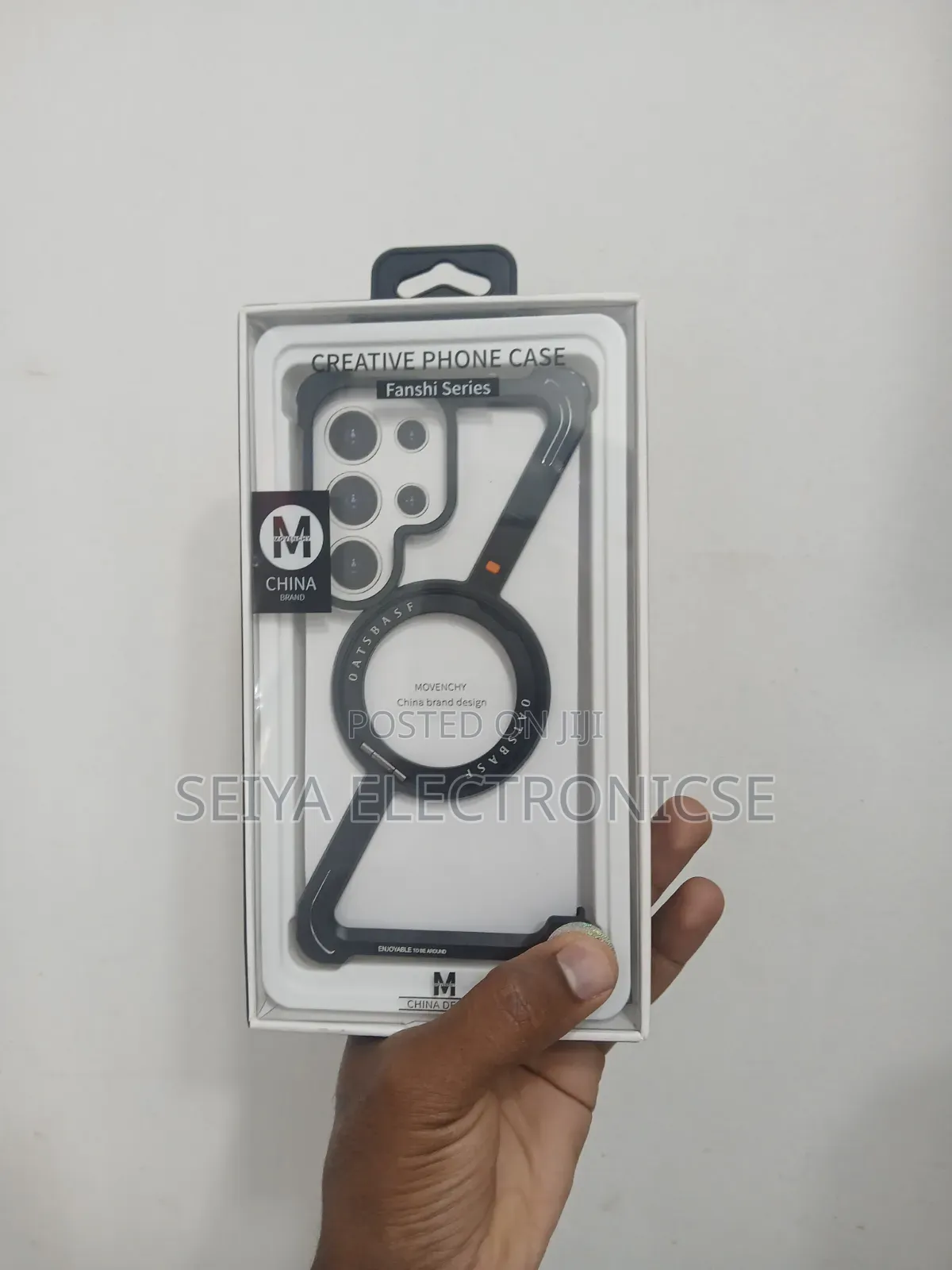 Z-Shape) Aluminum Metal Frameless MagSafe Phone Case With a 360-Degre