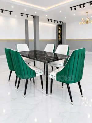 Premium Dining Set | Available 4–6 Chairs |የሚያምሩ የዳይኒንግ ቴብሎች