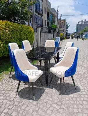 Premium Dining Set | Available 4–6 Chairs |የሚያምሩ የዳይኒንግ ቴብሎች