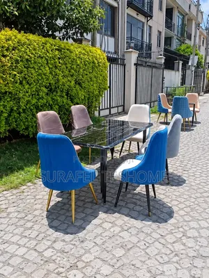 Premium Dining Set | Available 4–6 Chairs |የሚያምሩ የዳይኒንግ ቴብሎች