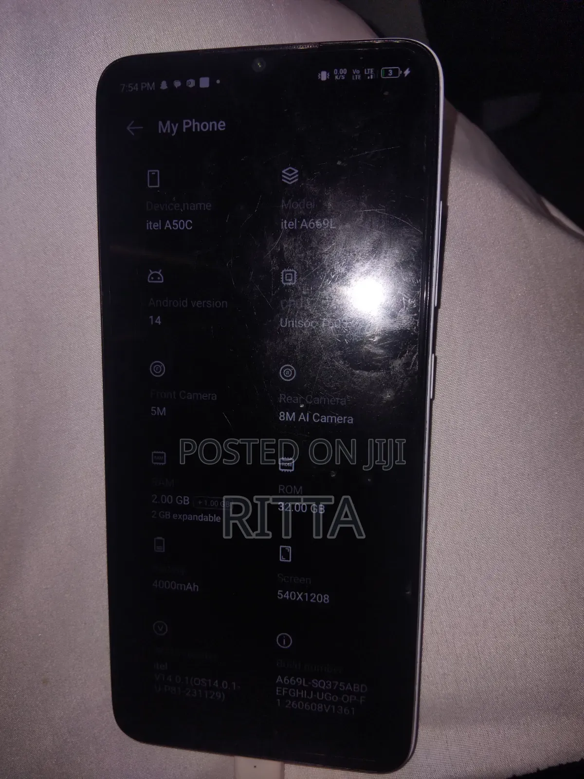 Itel A50C 32 GB White