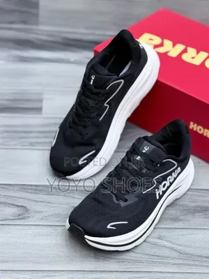 Horka Bondi 9" Black-White Multicolored Unisex Fashion Sneaker Shoes