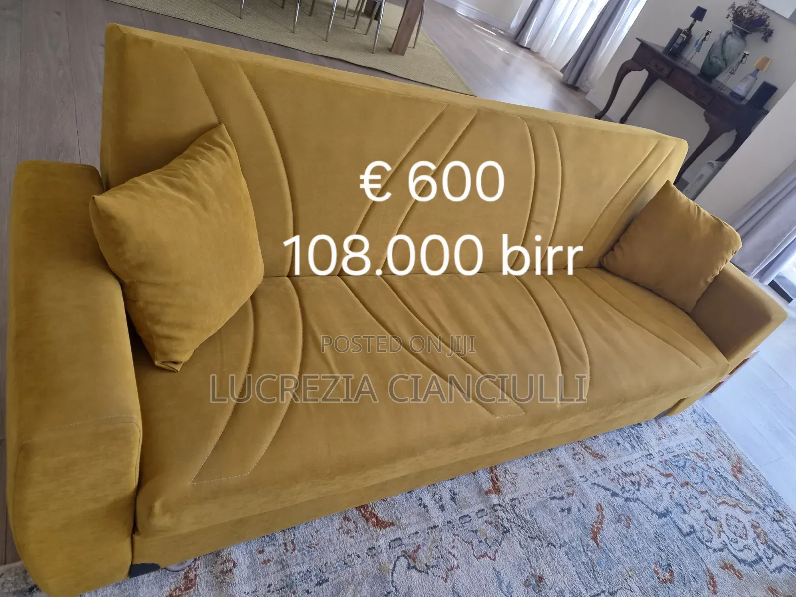 I Sell the Sofa Yellow
