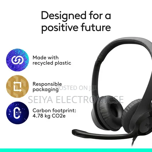 at Logitech H390 USB-C Headset With Noise-Cancelling Microphone