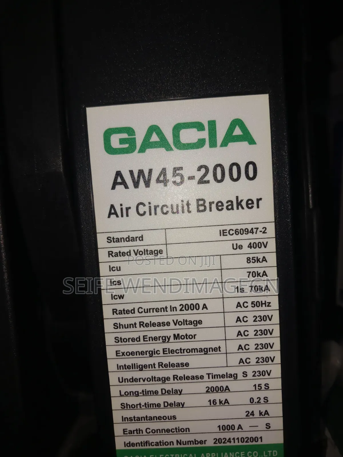 Air Circuit Breaker