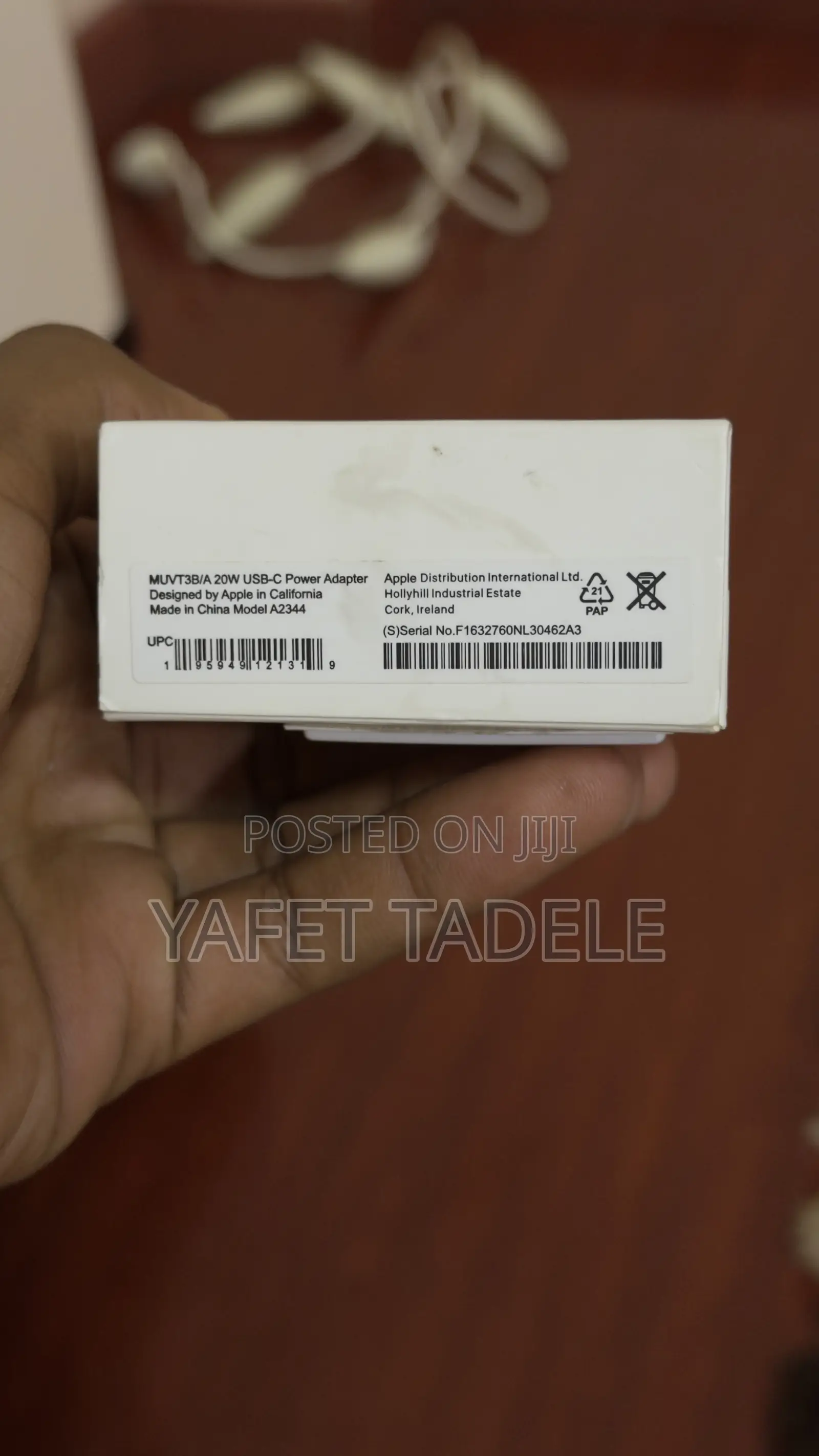 Original Apple USB-C 20W Power Adapter