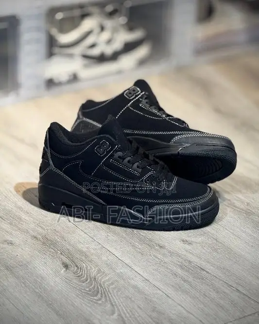 Air Jordan 3 Travis Black Cat —New Arrival — Sizes: 36, 37, 38, 39, 40