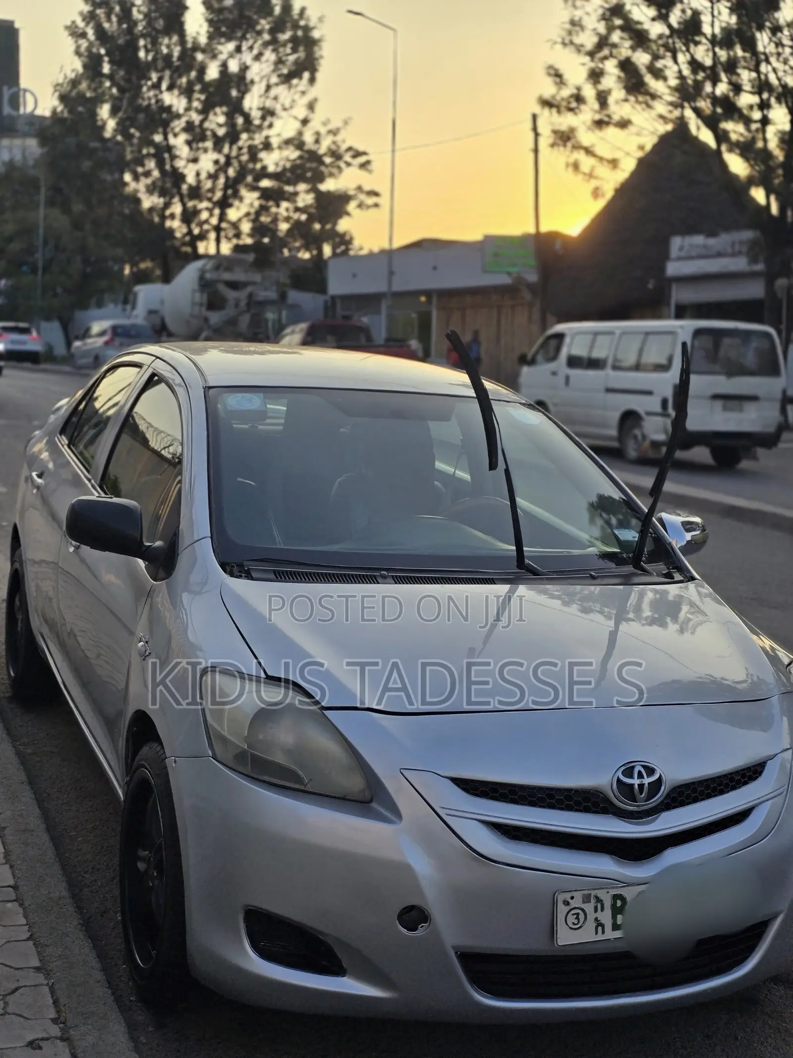 Toyota Yaris Sedan 2007 Silver