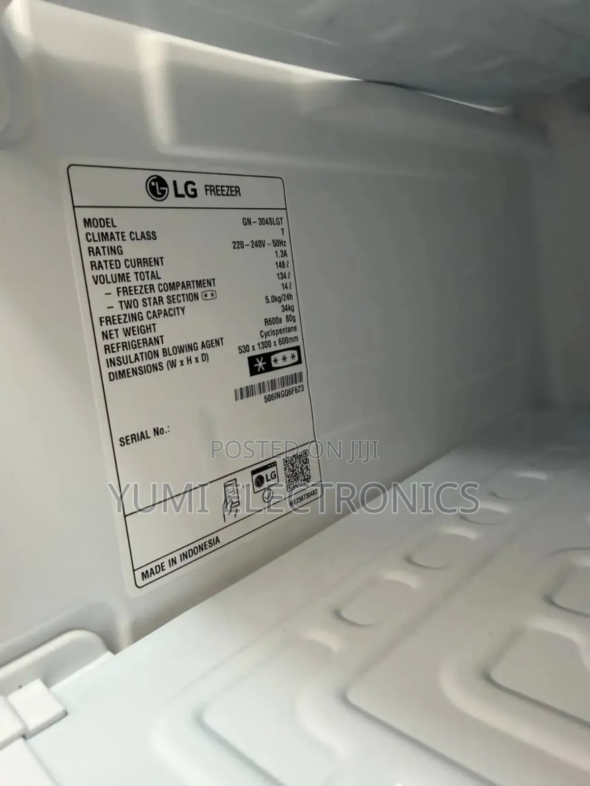 LG 171 Ltter Single Freezer 2026 Refrigerator
