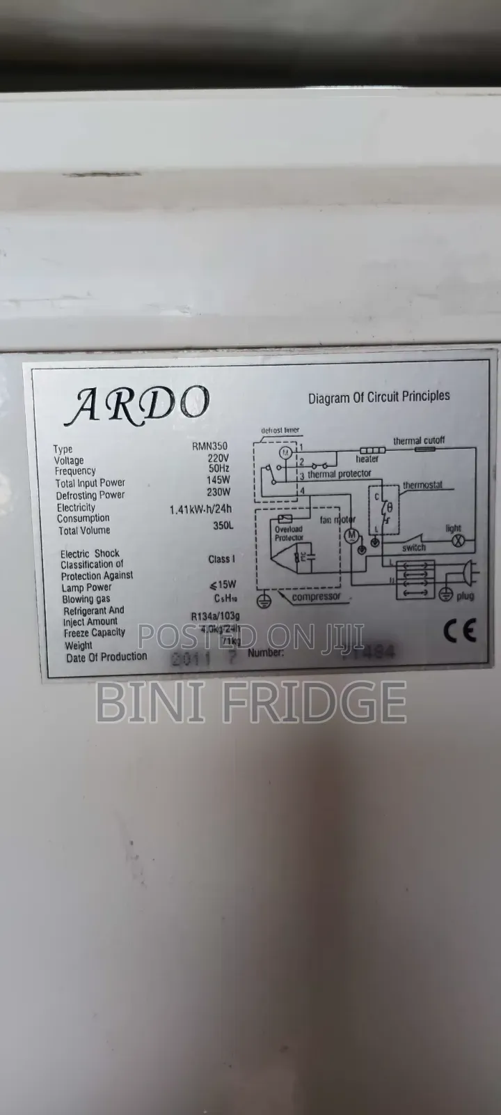 Fan System ARDO Fridge