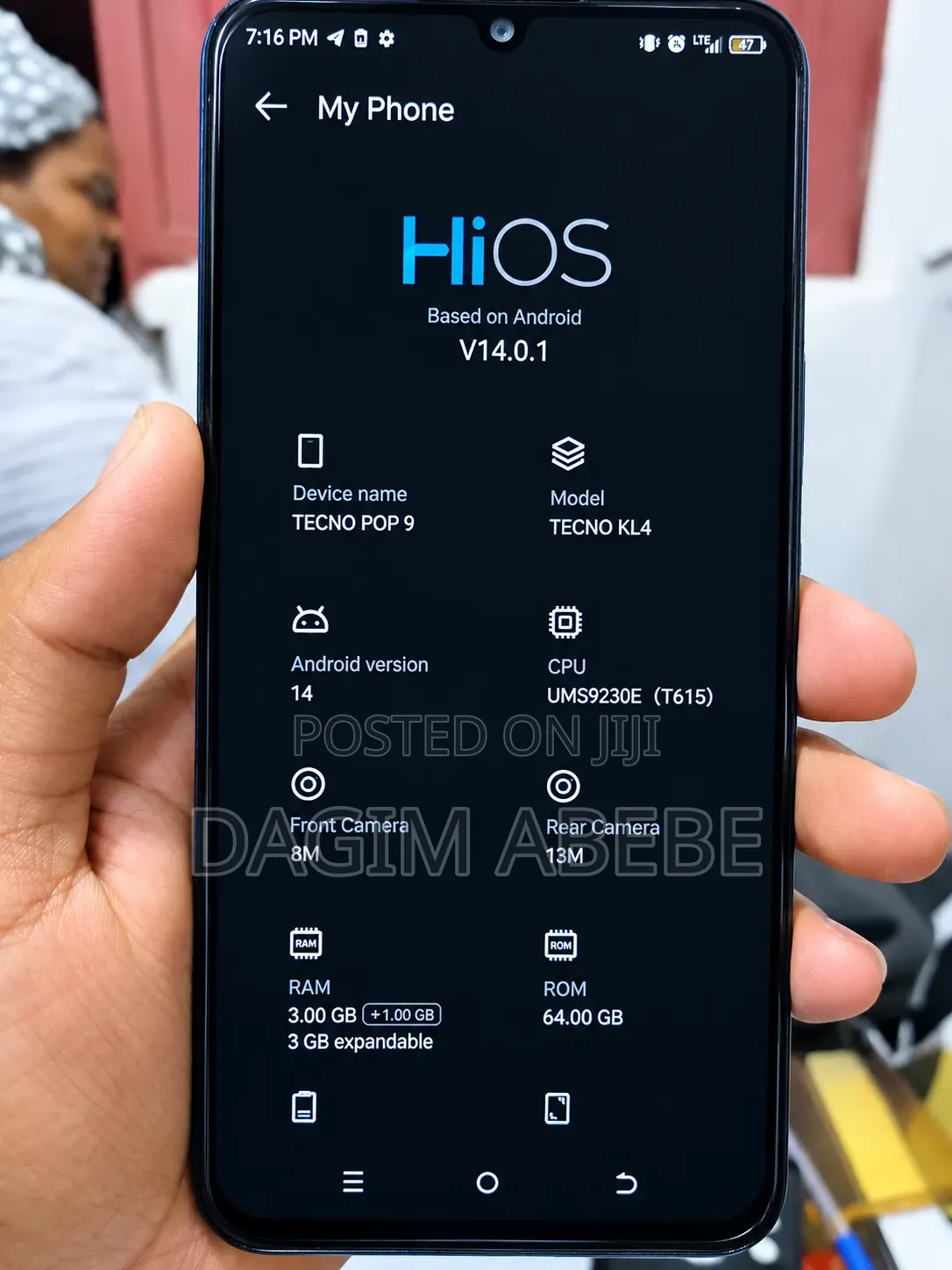 Tecno Pop 9 64 GB Gray