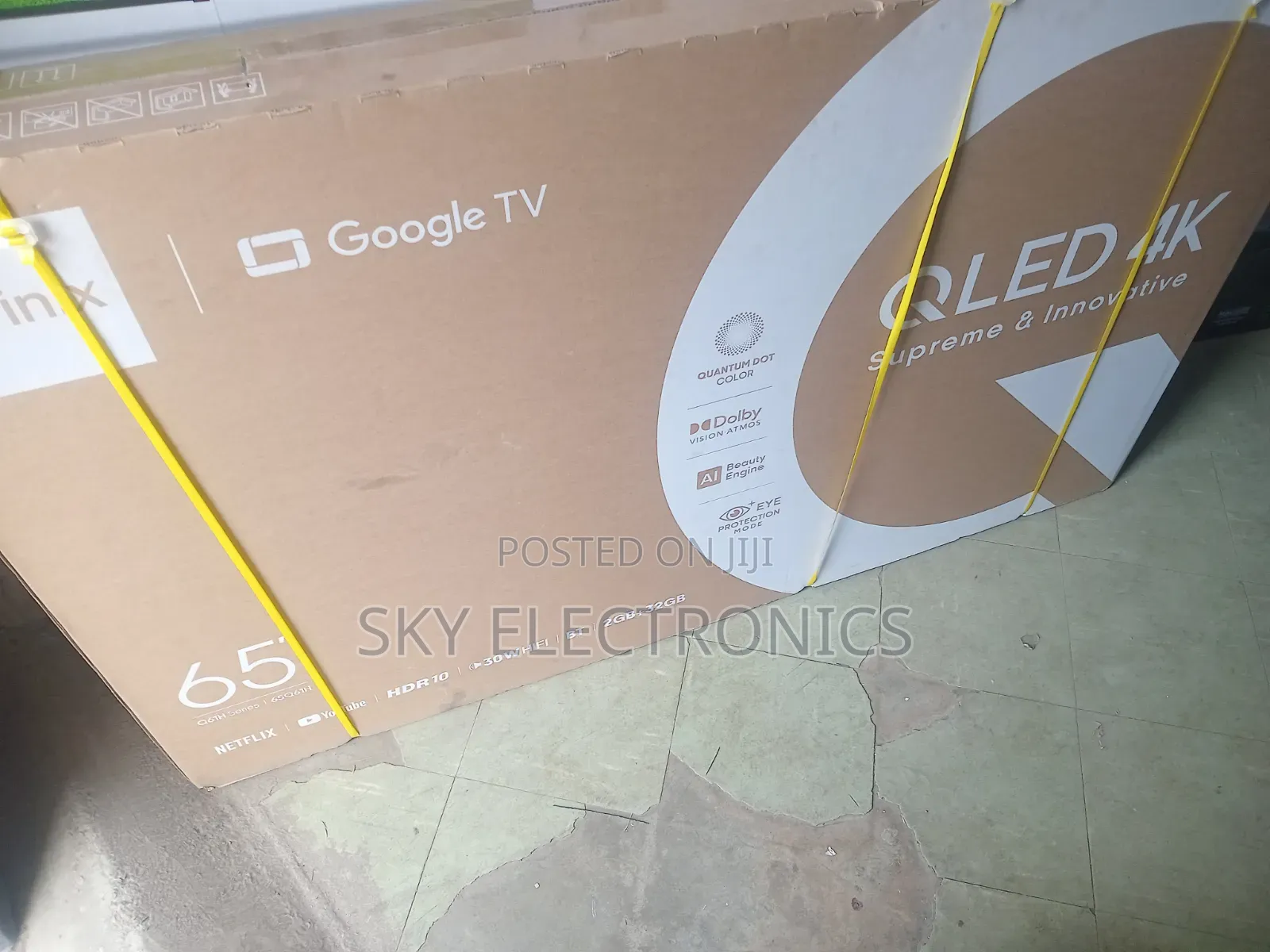 Syinix 65inchi Qled 4k Smart Android