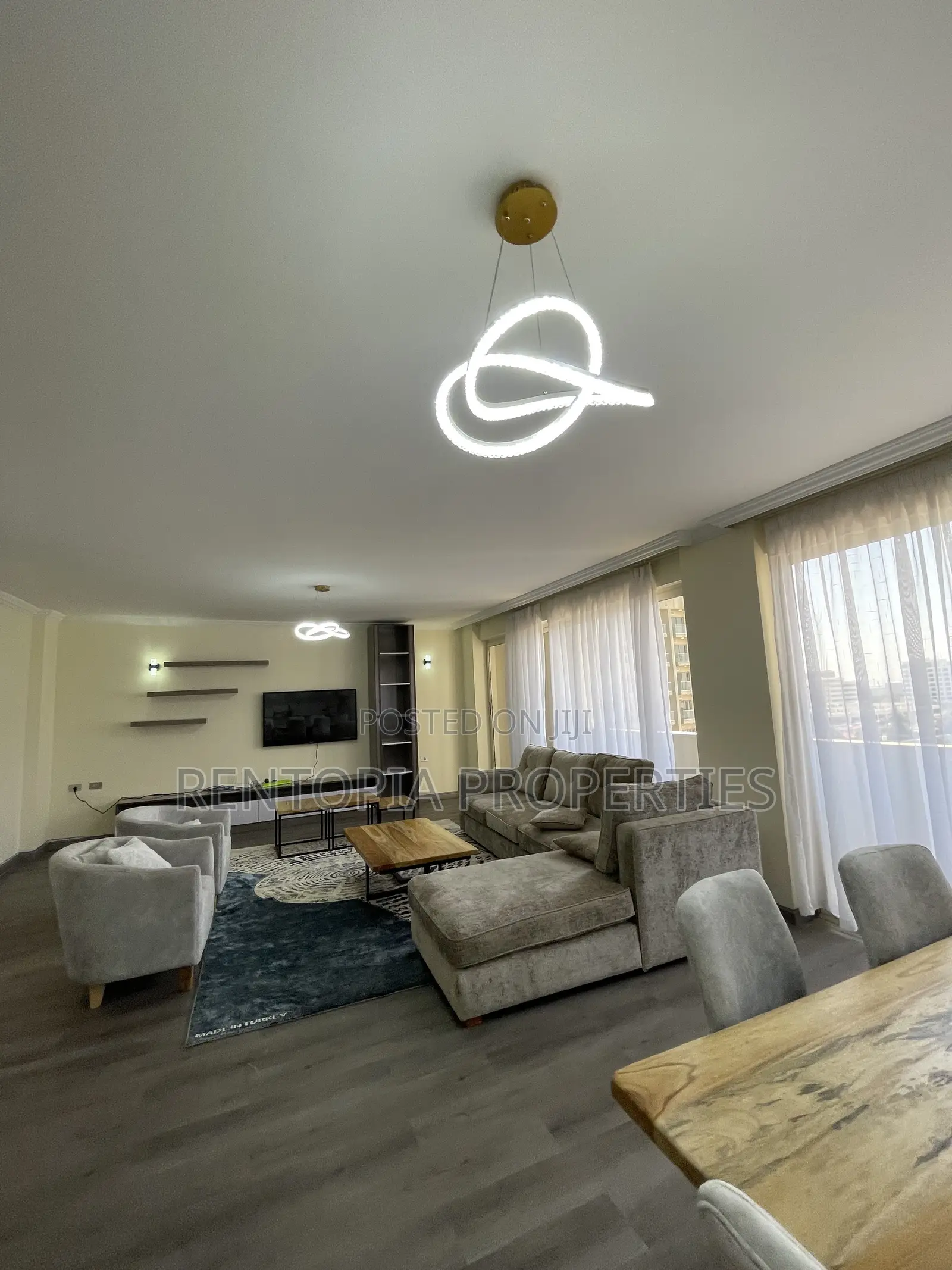 Furnished 3bdrm Apartment in Bole for rent