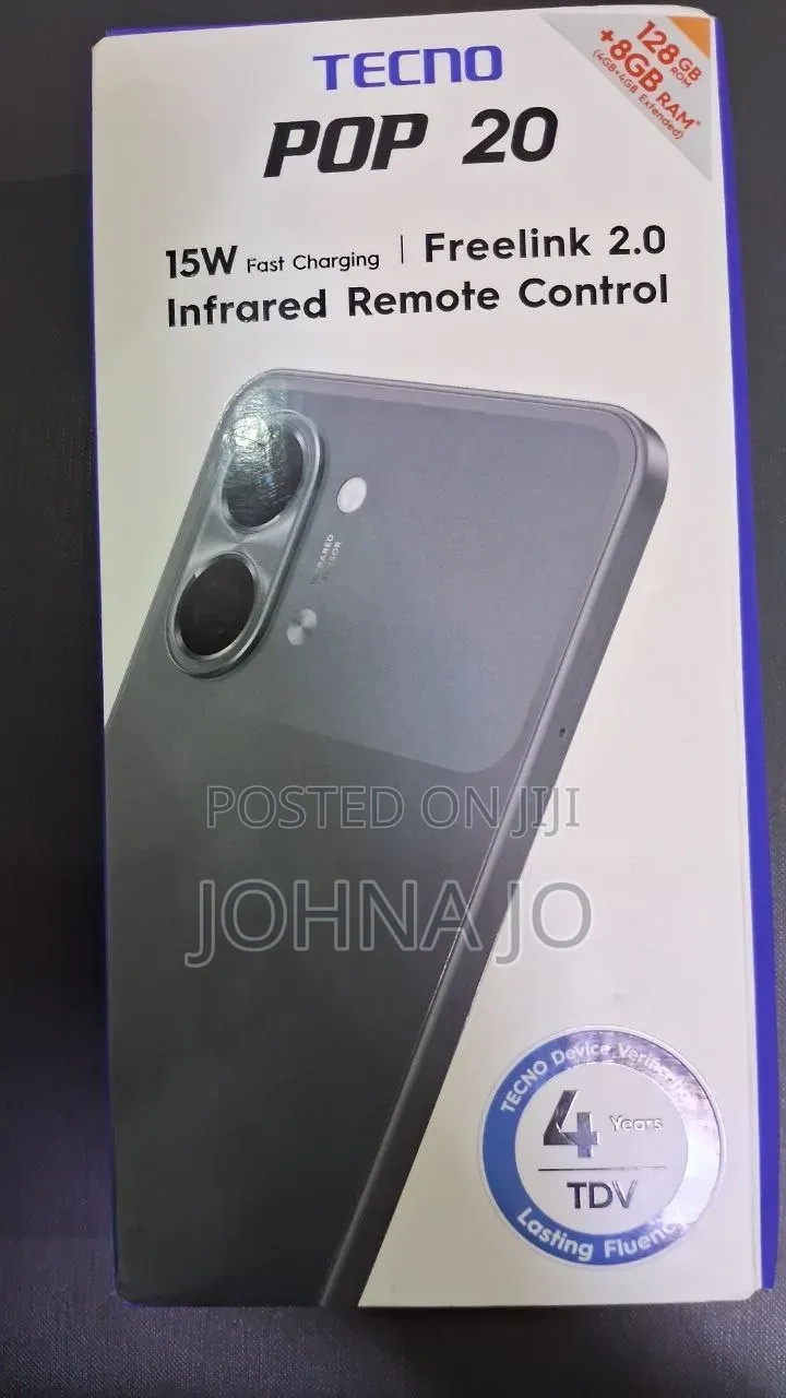 New Tecno Pop 20 128 GB Gray
