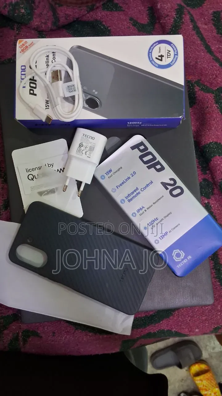 New Tecno Pop 20 128 GB Gray