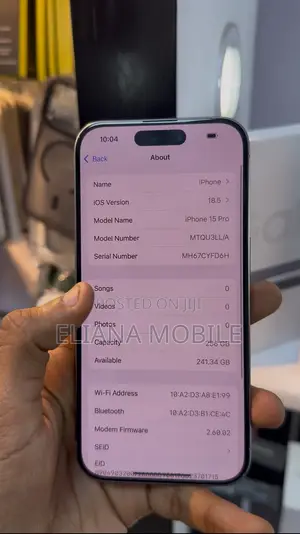 Apple iPhone 15 Pro 256 GB Silver