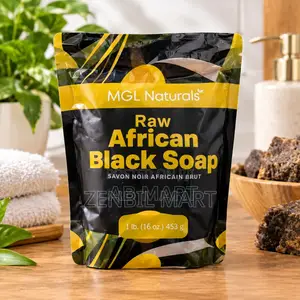 Raw African Black Soap