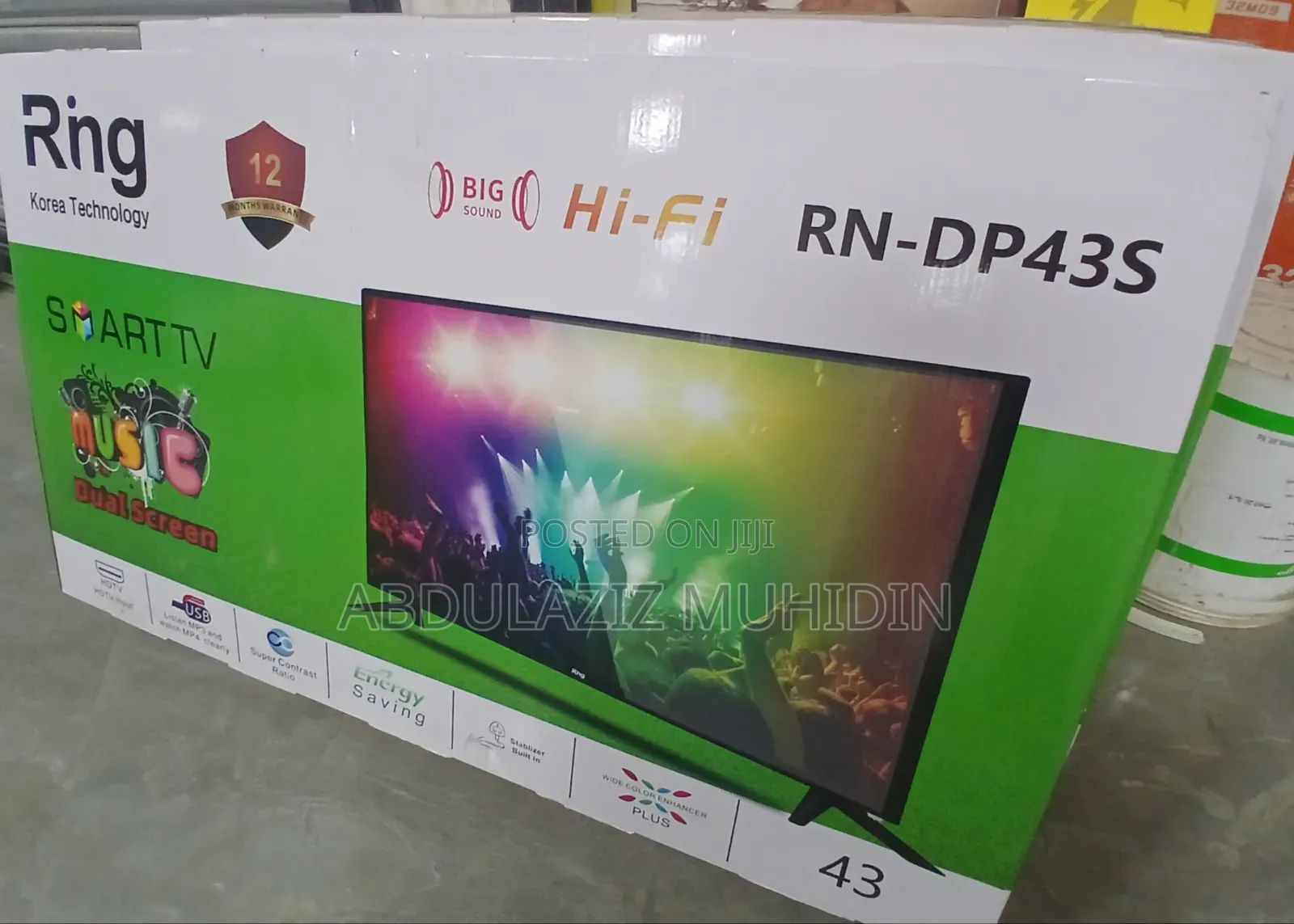 Ring 43inche Double Scrine Best Smart TV