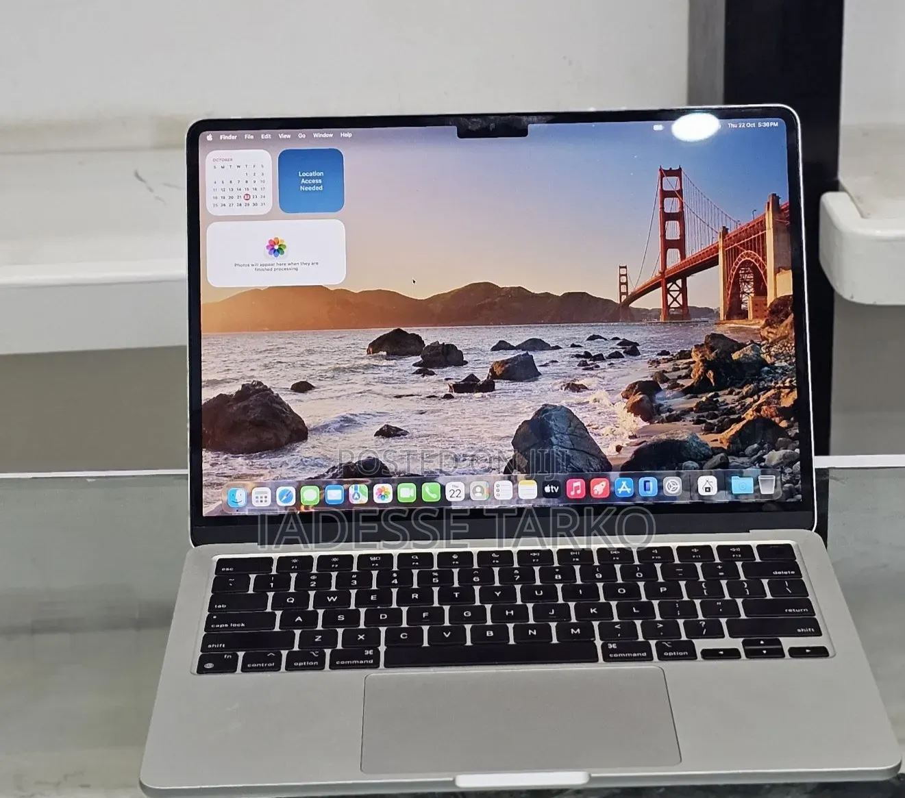 New Laptop Apple MacBook Air 2022 M2 8GB Apple M2 SSD 256GB